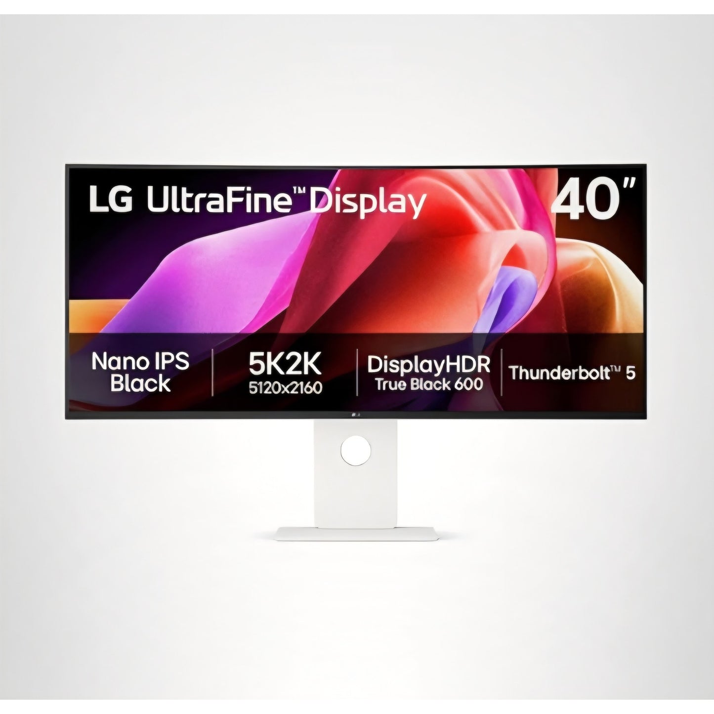 LG 40U990A-W 40-inch Ultrafine evo 5K2K WUHD (5120 x 2160) Nano IPS Curved Monitor
