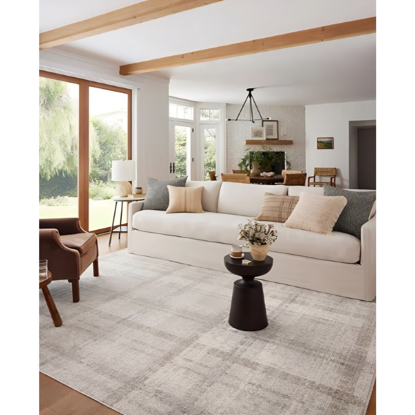 Loloi Angela Rose Ember Collection EMB-04 Ivory/Multi 11'-6" x 15'-7" Area Rug