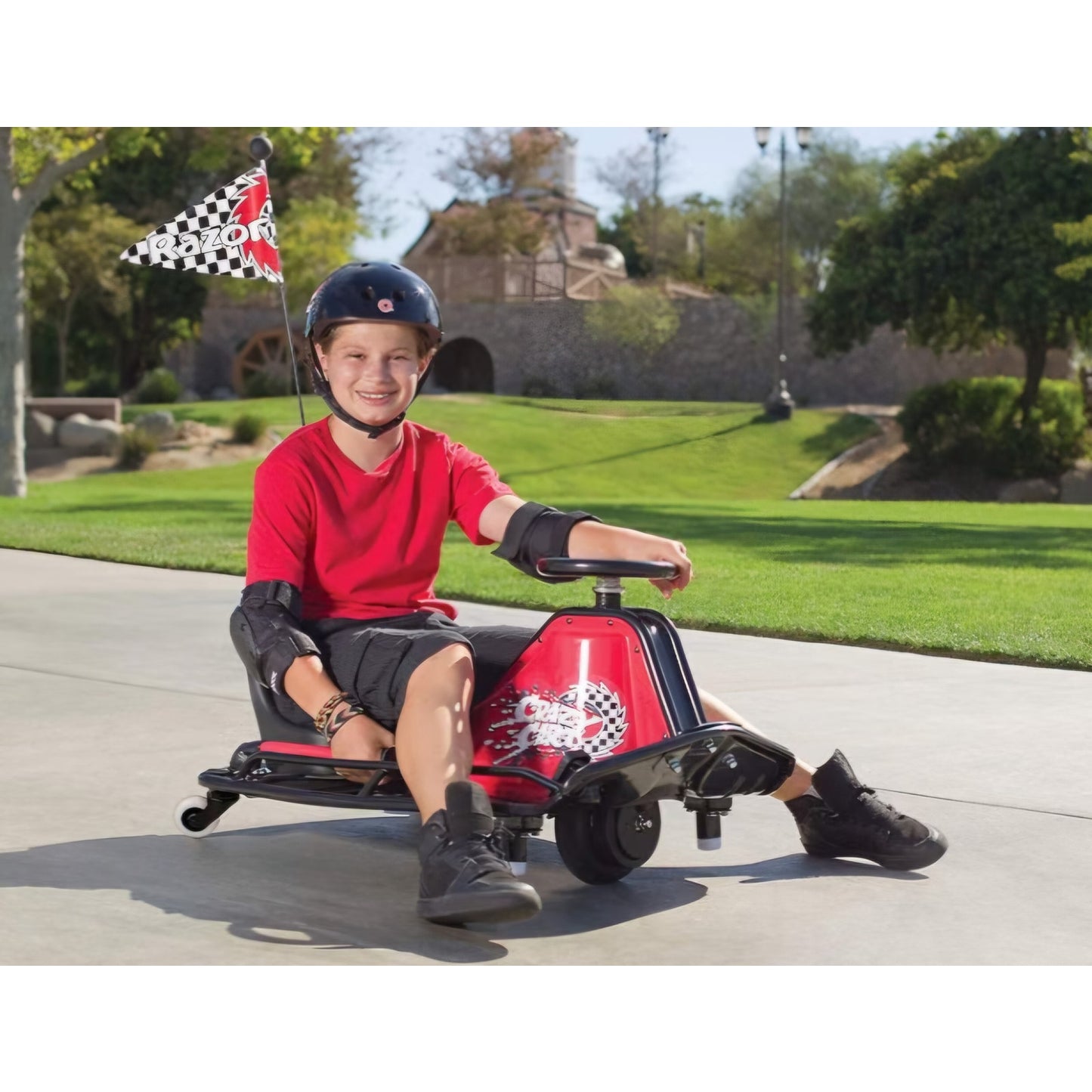 Razor Crazy Cart Sport - 24V Electric Drifting Go Kart, Variable Speed, Up to 12 mph