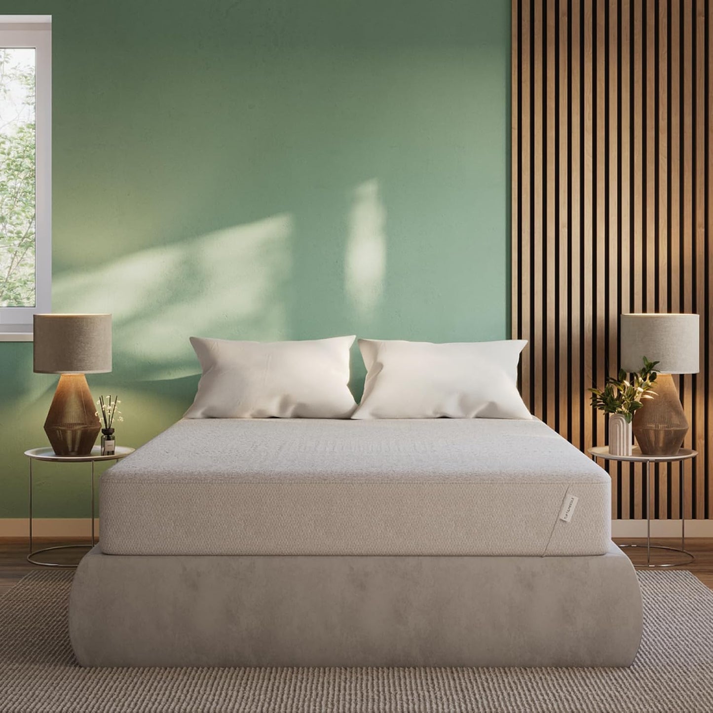 Kin by Tuft & Needle Medium Plush 10" Full Hybrid Mattress, Cooling and Individually-Wrapped Coils