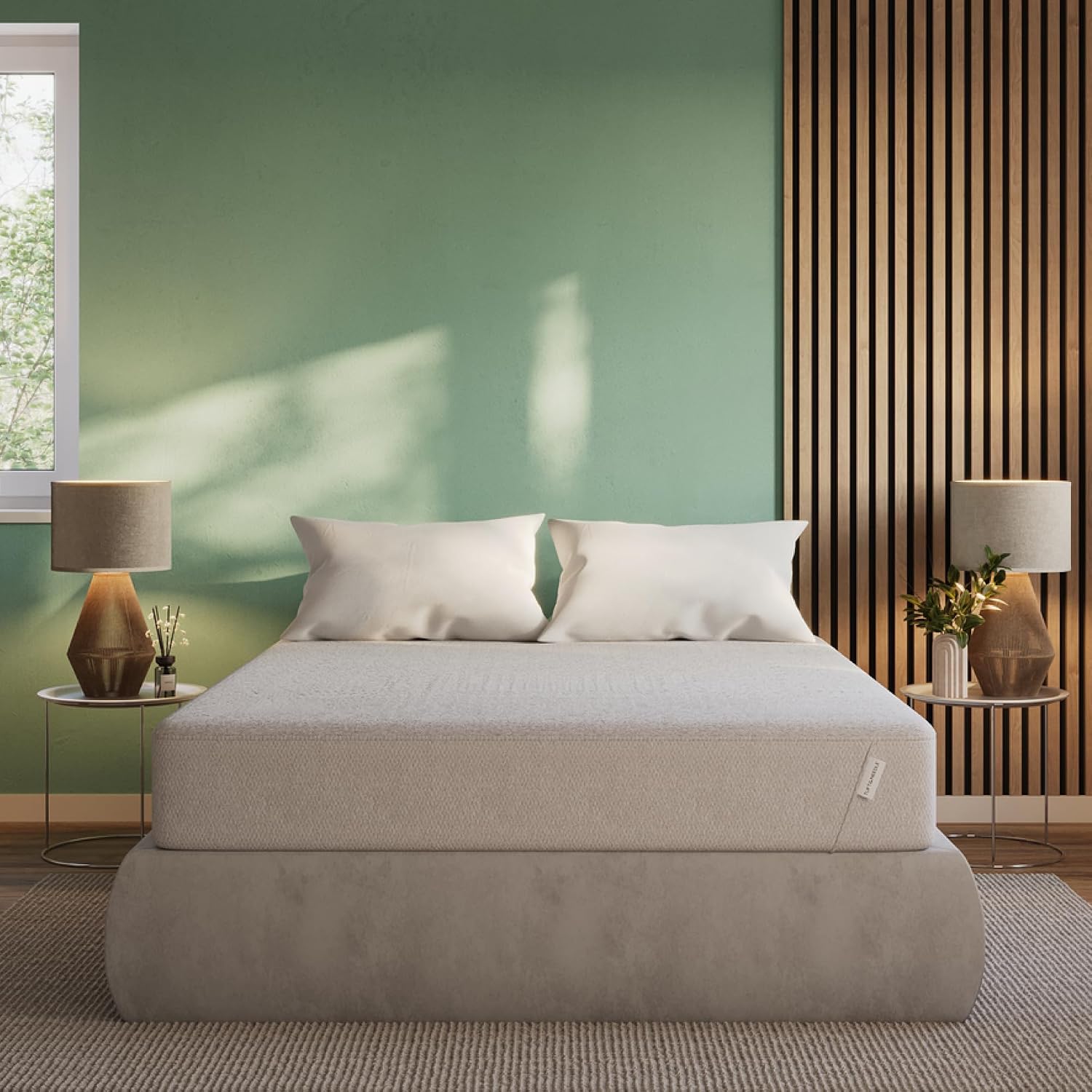 Kin by Tuft & Needle Medium Plush 10" Full Hybrid Mattress, Cooling and Individually-Wrapped Coils