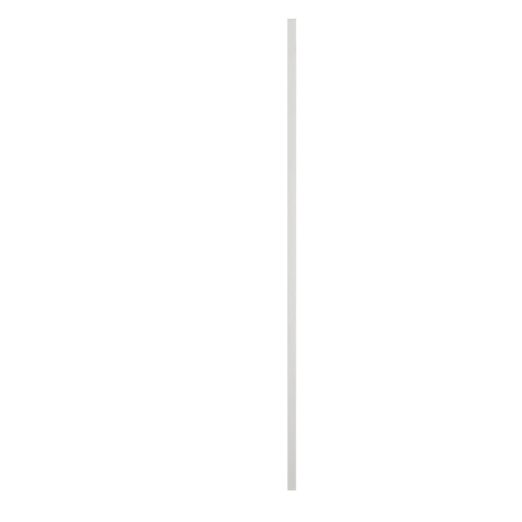 12"W x 31"H Mid-America Vinyl,Standard Size Cathedral Top Center Mullion, Open Louver Shutter white