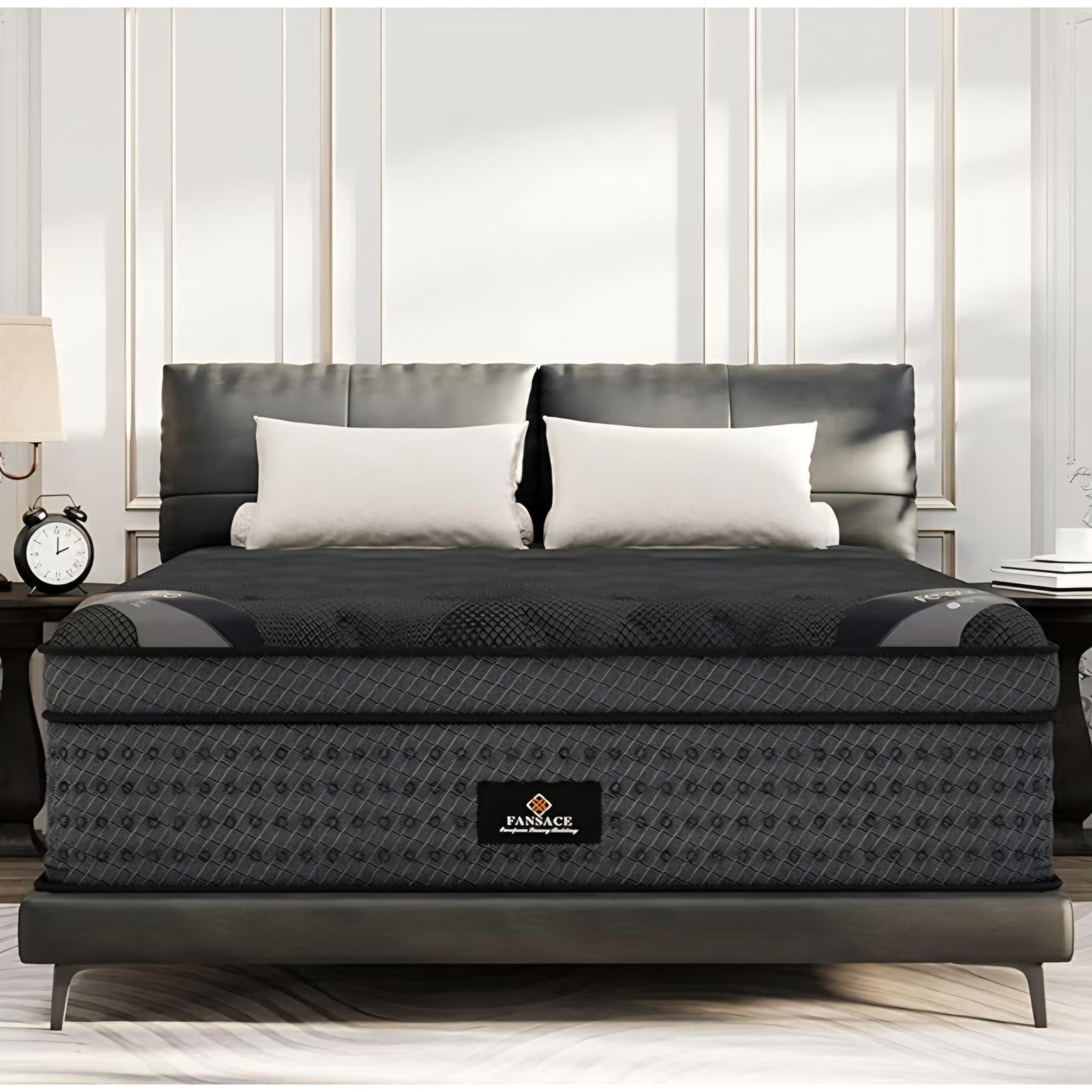 King Size Mattress (High-End Upgraded) Hotel-Level Luxury 16 Inch Hybrid King Mattress In A Box