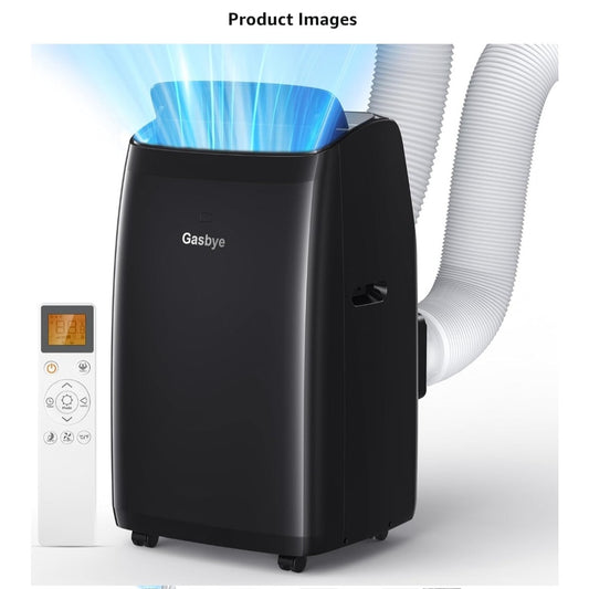 Dual Hose Portable Air Conditioner, [2025 Upgraded] Full DC Inverter Compressor, Energy-Saving 13.6