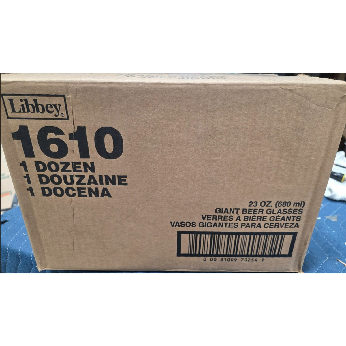 Libbey 1610 – 23 oz Giant Beer Glasses – 1 Dozen (12 vasos) 🍺
