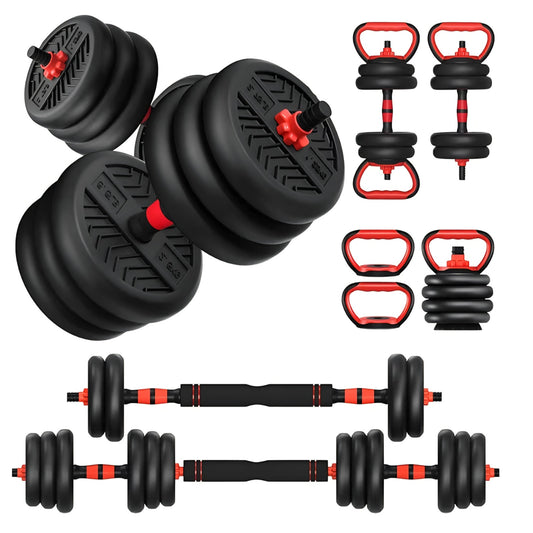 Adjustable Dumbbell, 20/30/40/60/80lbs Dumbbells Set, 4-in-1 Free Weights for Women/Men Workout