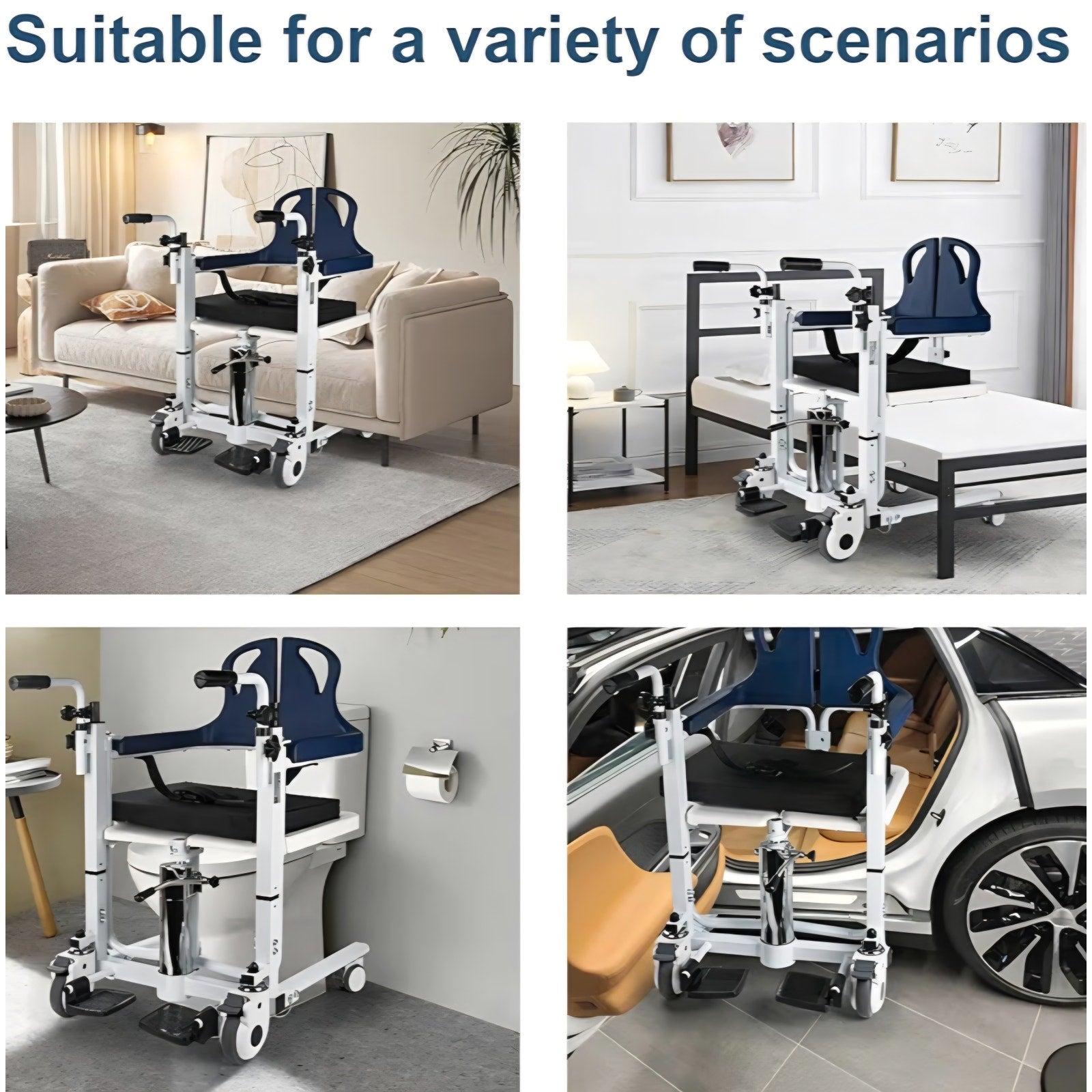 Hydraulic Patient Lift Transfer Chair for Home,Patient Chair Hydraulic Transferred Lift Wheelchair