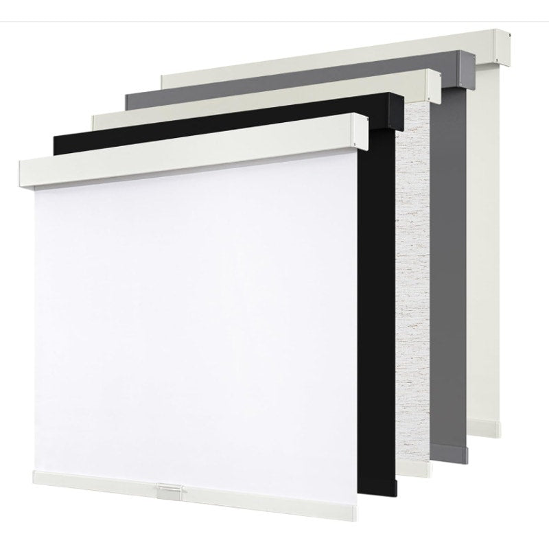 Cordless Blackout Roller Shades Blinds for Windows,34"W x 72"H,White