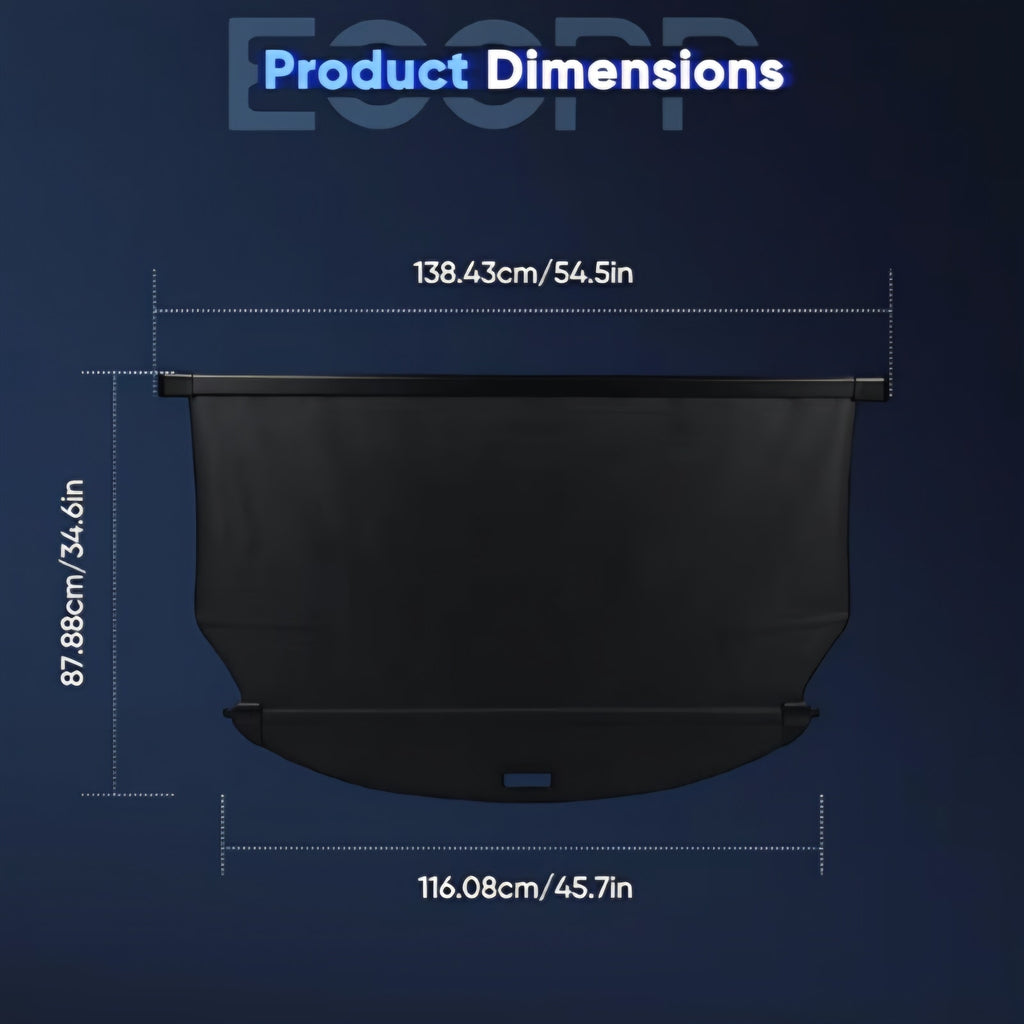 ECCPP Retractable Cargo Cover Fit 2021-2023 for Hyundai for Santa Fe 1.6L Trunk Privacy Screen