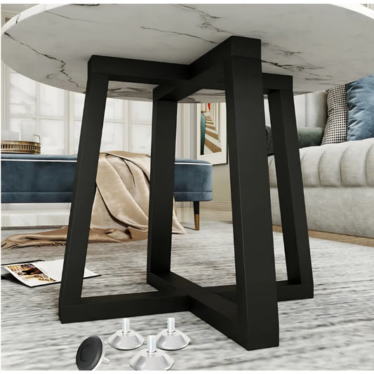 Metal Coffee Table Legs 18 Inch, Heavy Duty Bench Legs Metal Leg for End Table, Modern Desks,