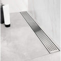 Neodrain 72" Linear Shower Drain, Brushed 304 SS Bathroom Linear Drain,cUPC