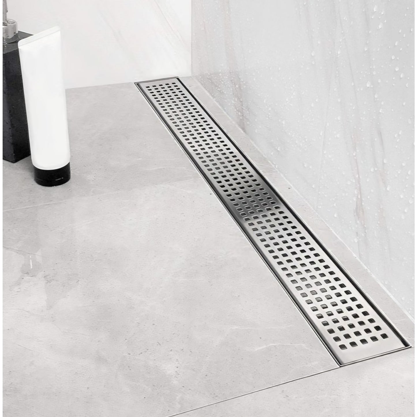 Neodrain 72" Linear Shower Drain, Brushed 304 SS Bathroom Linear Drain,cUPC