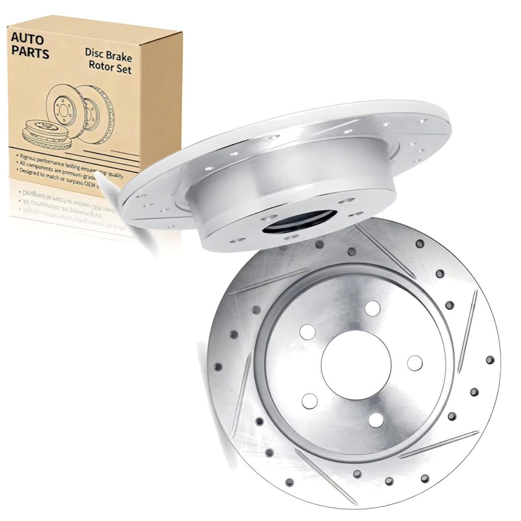 Rear Disc Brake Rotor Set 1 Pcs for Kia Forte5,Soul,Forte Koup 2010 2011 2012 2013