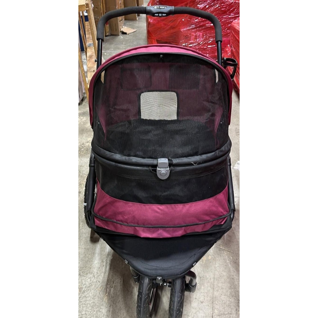 Pet Gear NO-Zip Double Pet Stroller, Zipperless Entry, for Single or Multiple Dogs/Cats