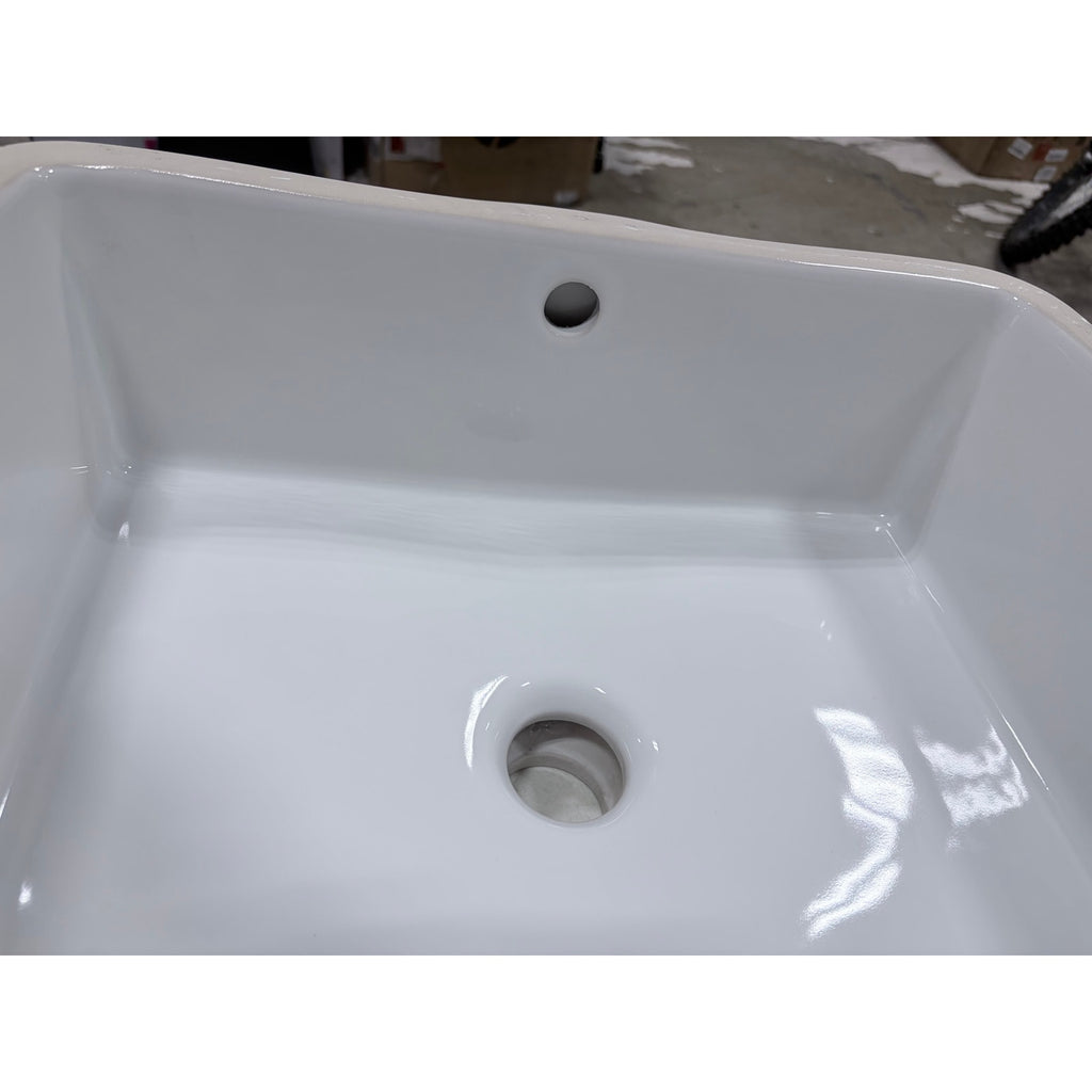 KOHLER Verticyl 17" Undermount Bathroom Vanity Sink, white