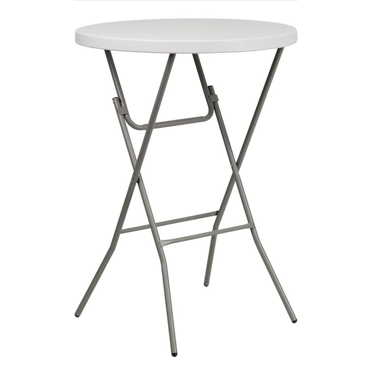 Flash Furniture Kathryn 2.63' Round Folding Bar Height Table for Parties and Commercial Events.