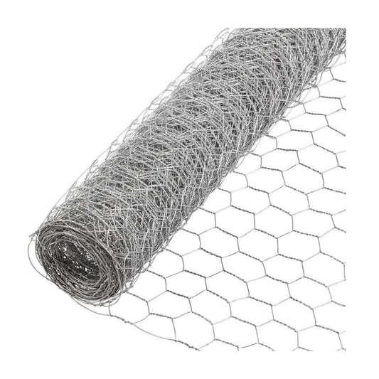6FTx150FT Chicken Wire Netting Galvanized Wire Mesh Hexagonal for Poultry Garden Fencing Barrier