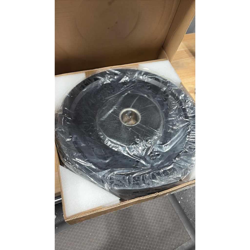 CAP Barbell Rubber Olympic Bumper Plate, ELITE, 55lbs - Single, Black