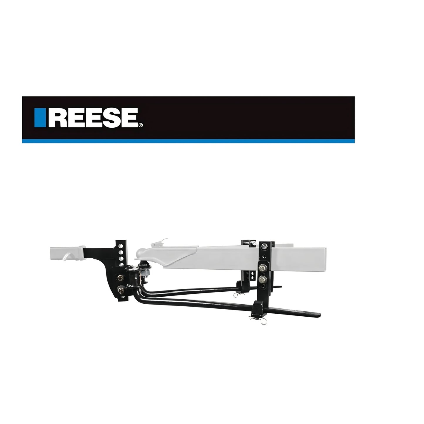 REESE 49911 Integrated Sway Control Weight Distribution Kit, 6,000 lbs. Capacity, Shank Included