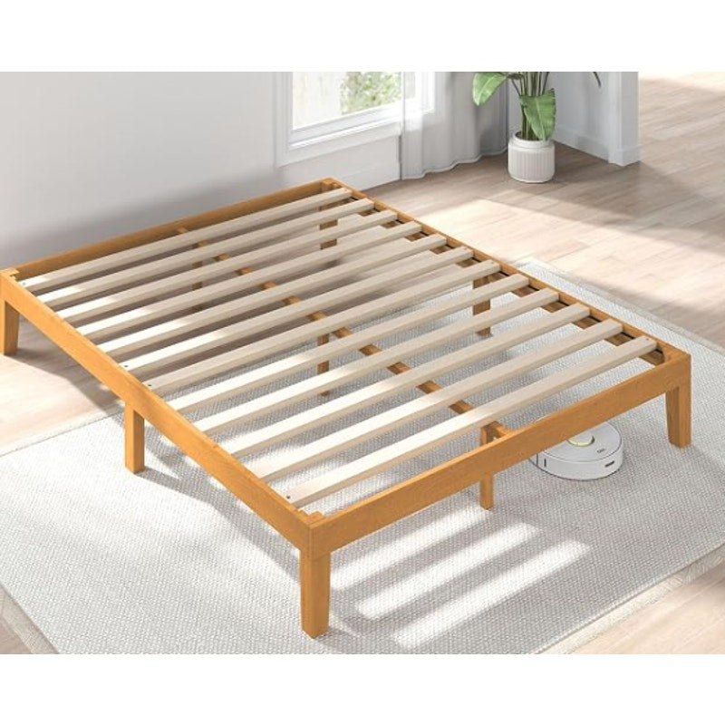 OLIXIS Full Size Bed Frame, Platform Bed Frame, Underbed Storage | Full Size Bed Frame