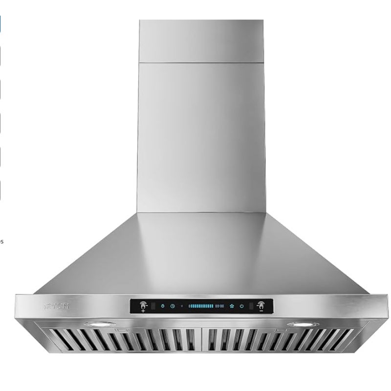30-inch Wall Mount Range Hood 900 CFM Ducted/Ductless Convertible