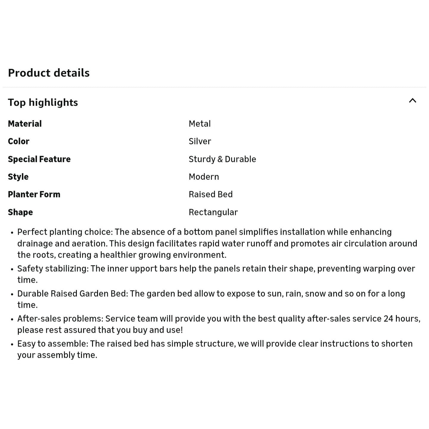 BTDVR 3 Pcs 8×4ft Galvanized Raised Garden Bed Outdoor, Metal Raised Beds for Vegetables,