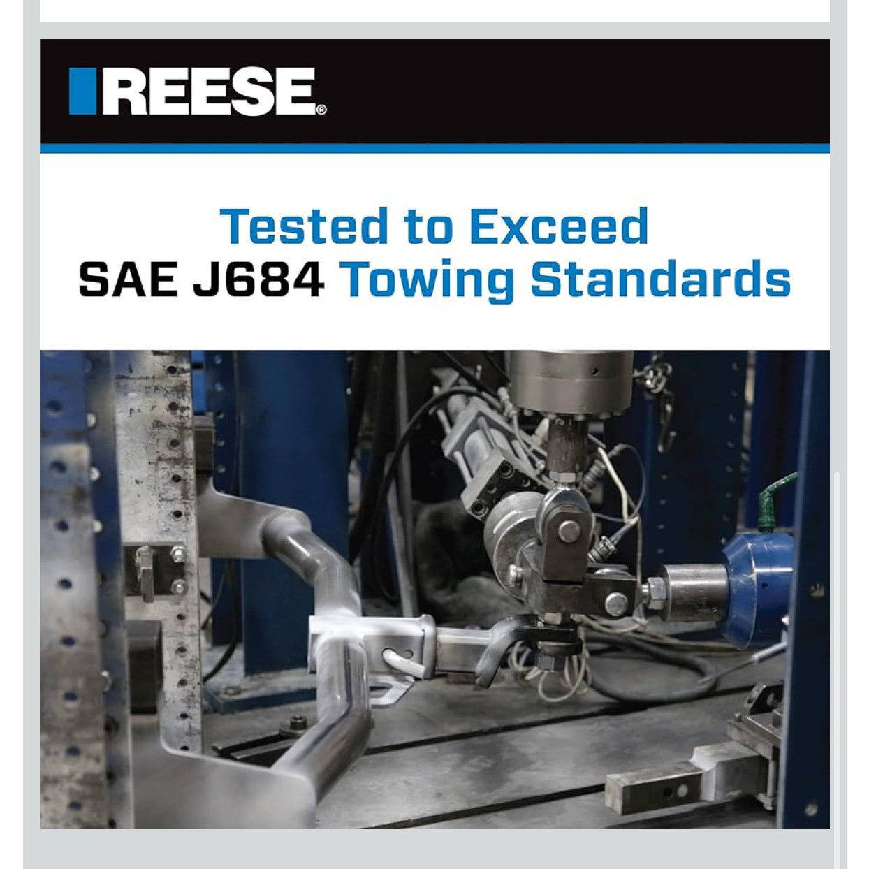 Reese 30035 Fifth Wheel Trailer Hitch Mounting System Rail & Bracket Kit