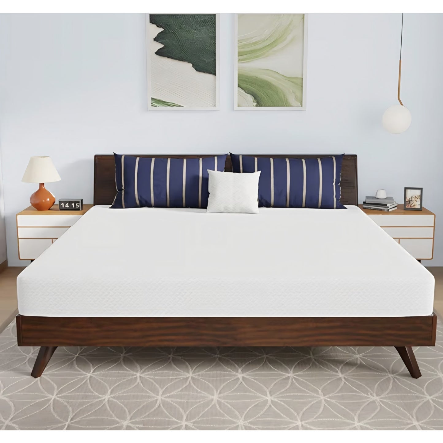 PayLessHere King  Memory Foam Mattress Cooling Gel Bamboo Charcoal，8 inch CertiPUR-US Certified Bre