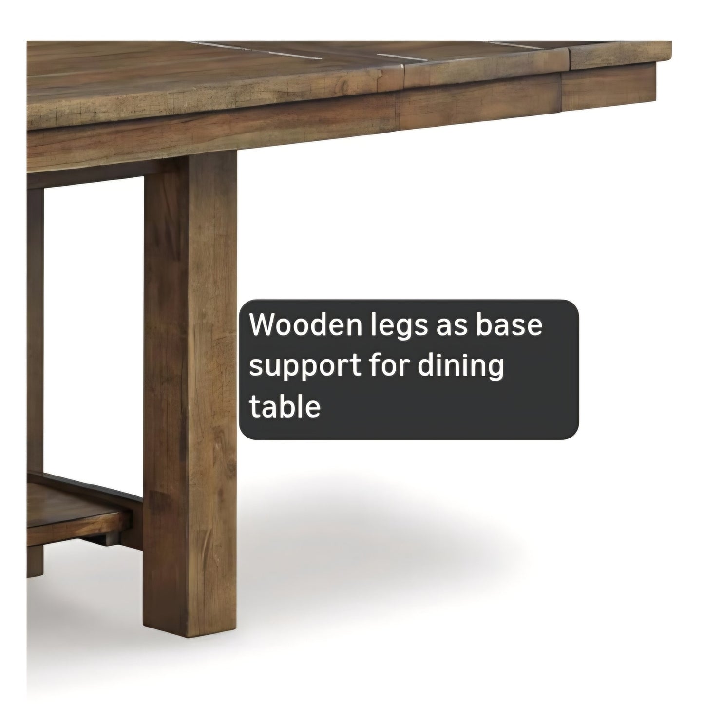 Signature Design by Ashley Moriville Rectangular Dining Extension Table, 2 Extension Leaves
