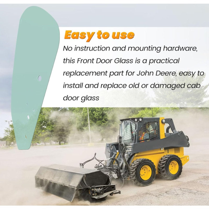 T344818 Front Door Glass Fit for John Deere 333G 325G 328E 332E