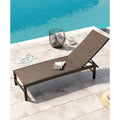 Crestlive Products Outdoor Lounge Chairs, Aluminum Pool Chaise Lounge Chairs,