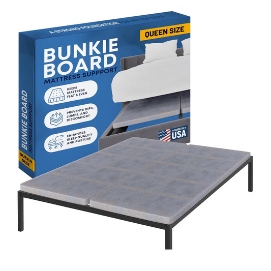 Greaton, Premium 38mm Split Wood Bunkie Board Queen Size Bed - 2-Piece Under Mattress