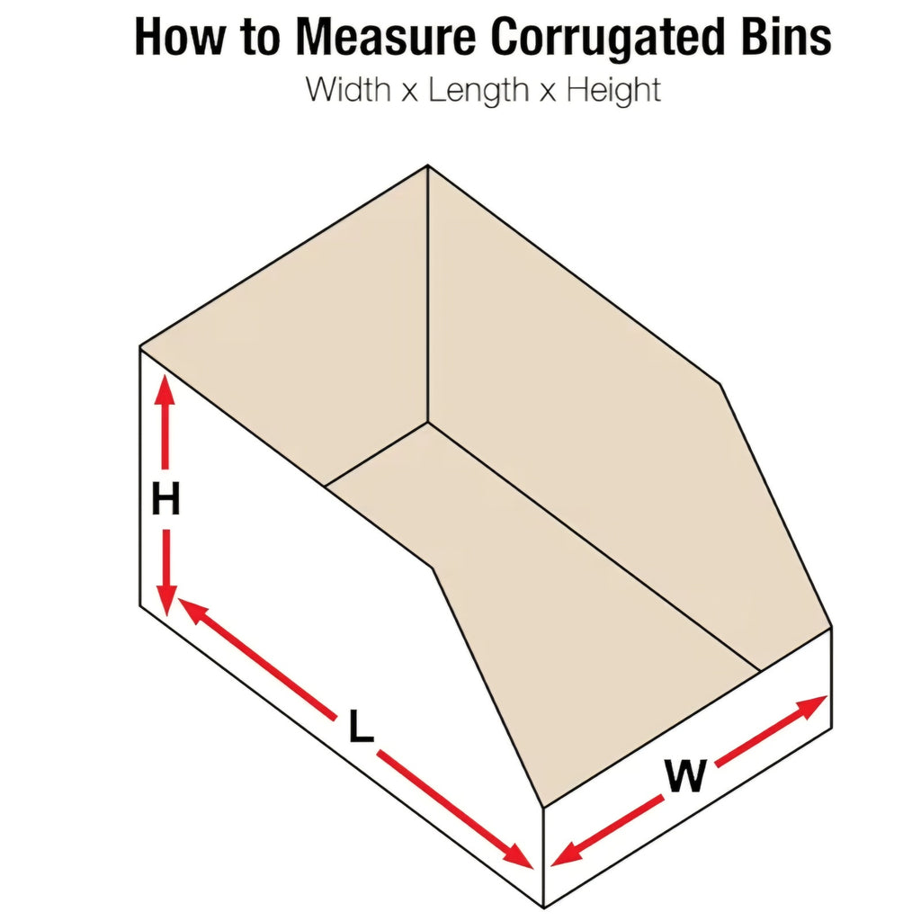 Box USA Storage Bins Large 16"L x 24"W x 12"H 25-Pack
