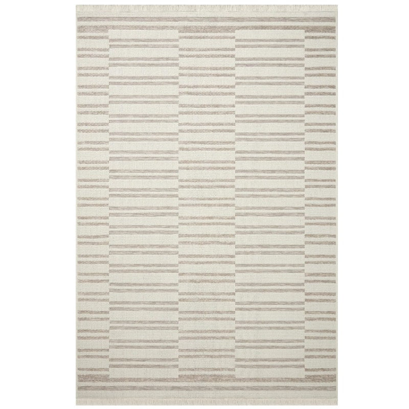 Loloi Amber Lewis Malibu Ivory / Dove 5'-1" x 7'-7" Area Rug