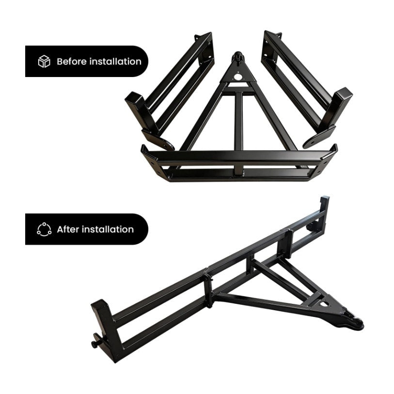 Container Tow Bar Kit Tow Hitch for 20' 40' 14,000Lbs Capacity