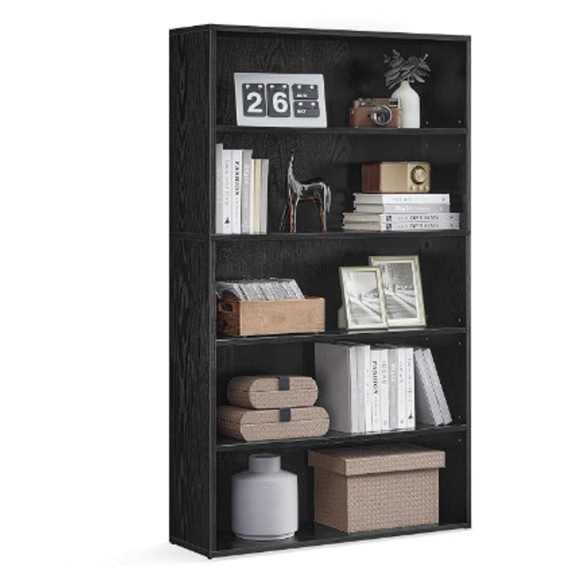 VASAGLE 5-Tier Bookshelf, Storage Organizer, 9.4 x 31.5 x 52.5 Inches Particleboard and MDF