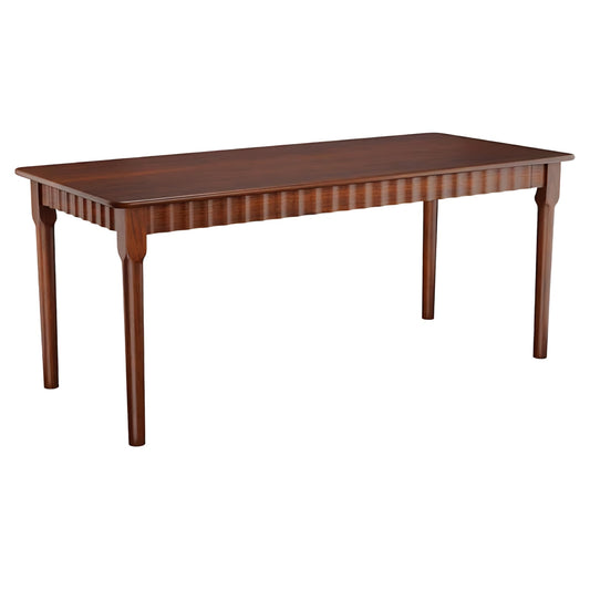 70.8 Inch Solid Wood Dining Table for 6-8, Farmhouse Table with Smooth Surface, Large Rectangular