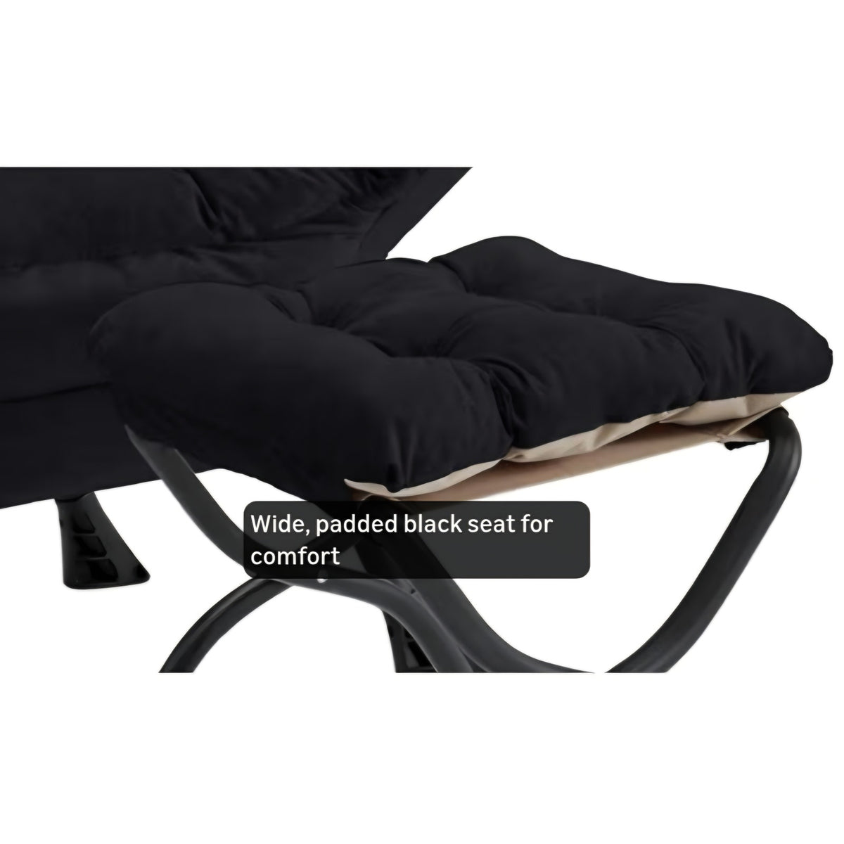 Lazy Chair with Folding Ottoman Modern Large Accent Chair
