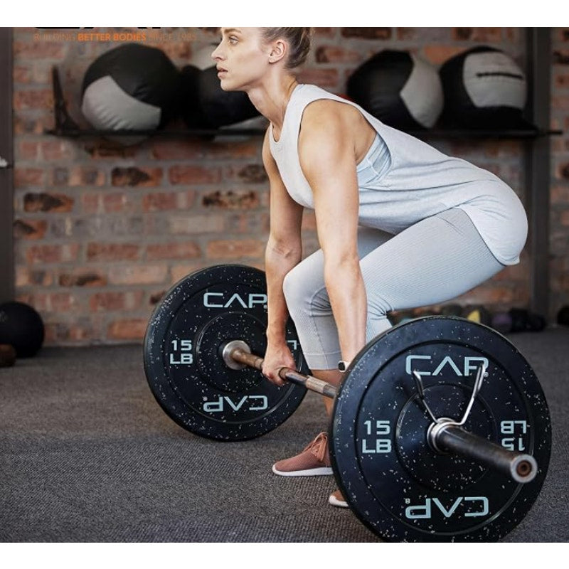 25 Lb CAP Barbell Rubber Olympic Bumper Plate
