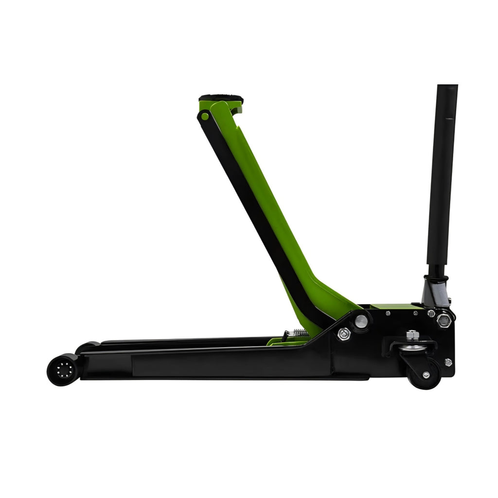 Floor Jack ARCAN 2-Ton Extra Long Reach Low Profile Steel Floor Jack, Dual Pump Pis 2.75" – 24"Lift