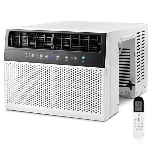 Antarctic Star 10,000 BTU Window Air Conditioners, U-Shaped Air Condtioner Window Unit Cools up to 450 Sq. Ft, 6 Modes 24H Timer Energy-saving Window AC Units, Easy to Install, White