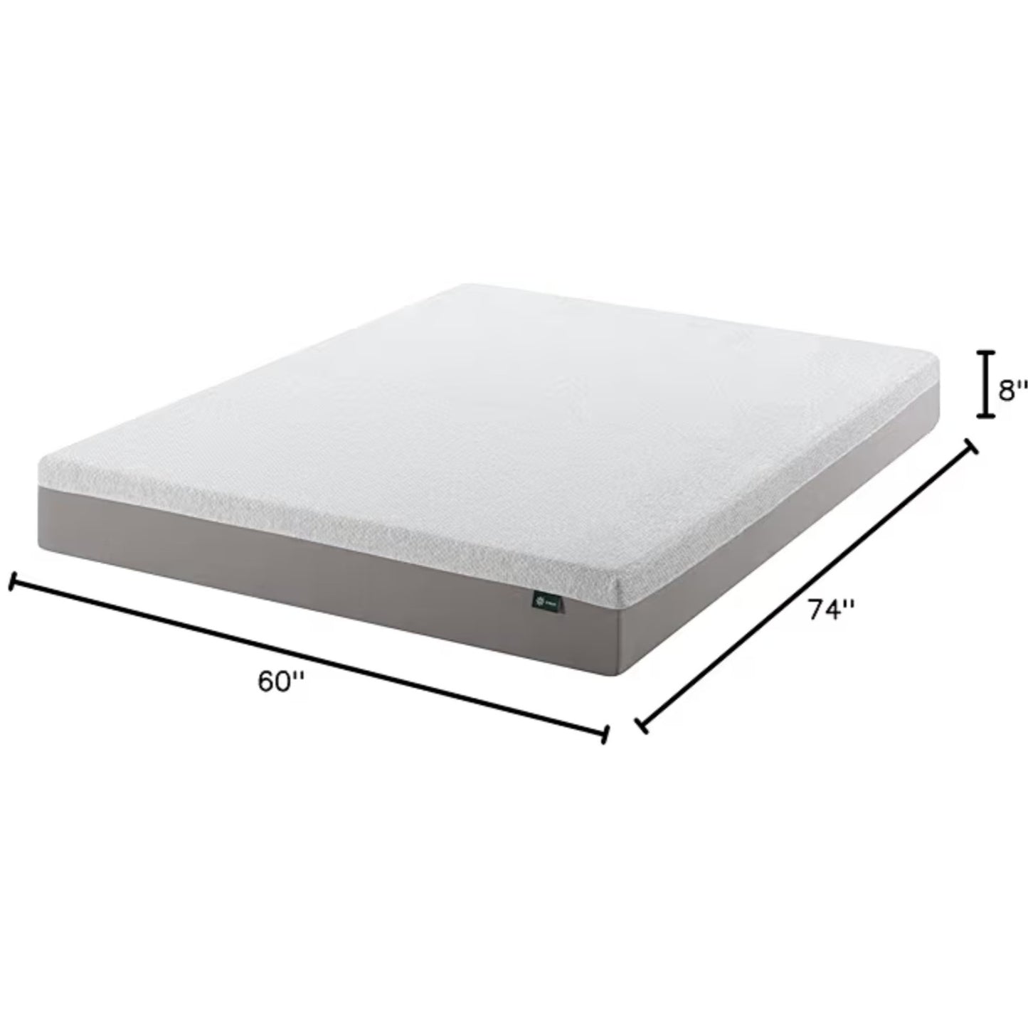 8 Inch Ultima RV Memory Foam Mattress [New Version], Short Queen, Fiberglass Free, Medium Firm Feel