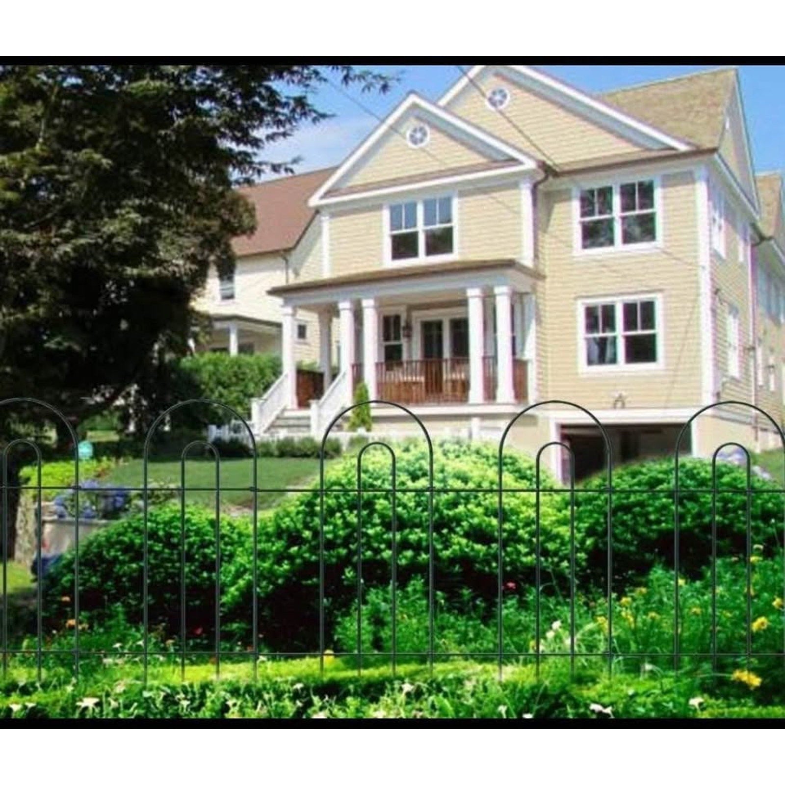 Amagabeli garden & home 32in(H)×20ft(L) Decorative Garden Fences and Borders for Dogs 14panels