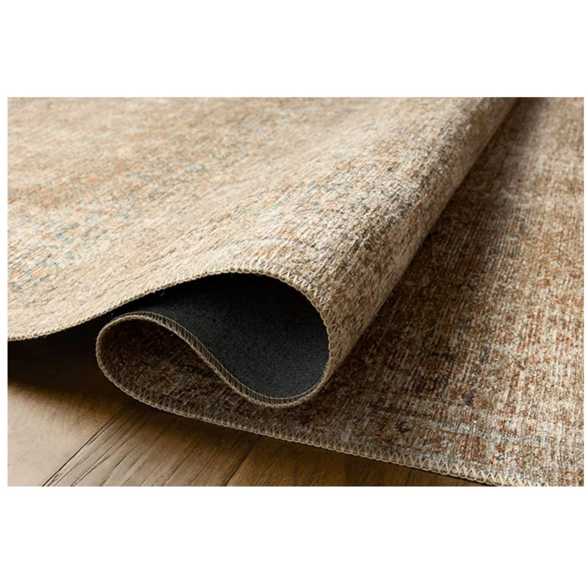 Loloi Amber Lewis Cambria Collection CBR-08 Ocean/Brick 6'-0" x 9'-0"