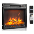 ROVSUN 23" Electric Fireplace Inserts with APP & Remote Control, 1400W Recessed Stove Heater
