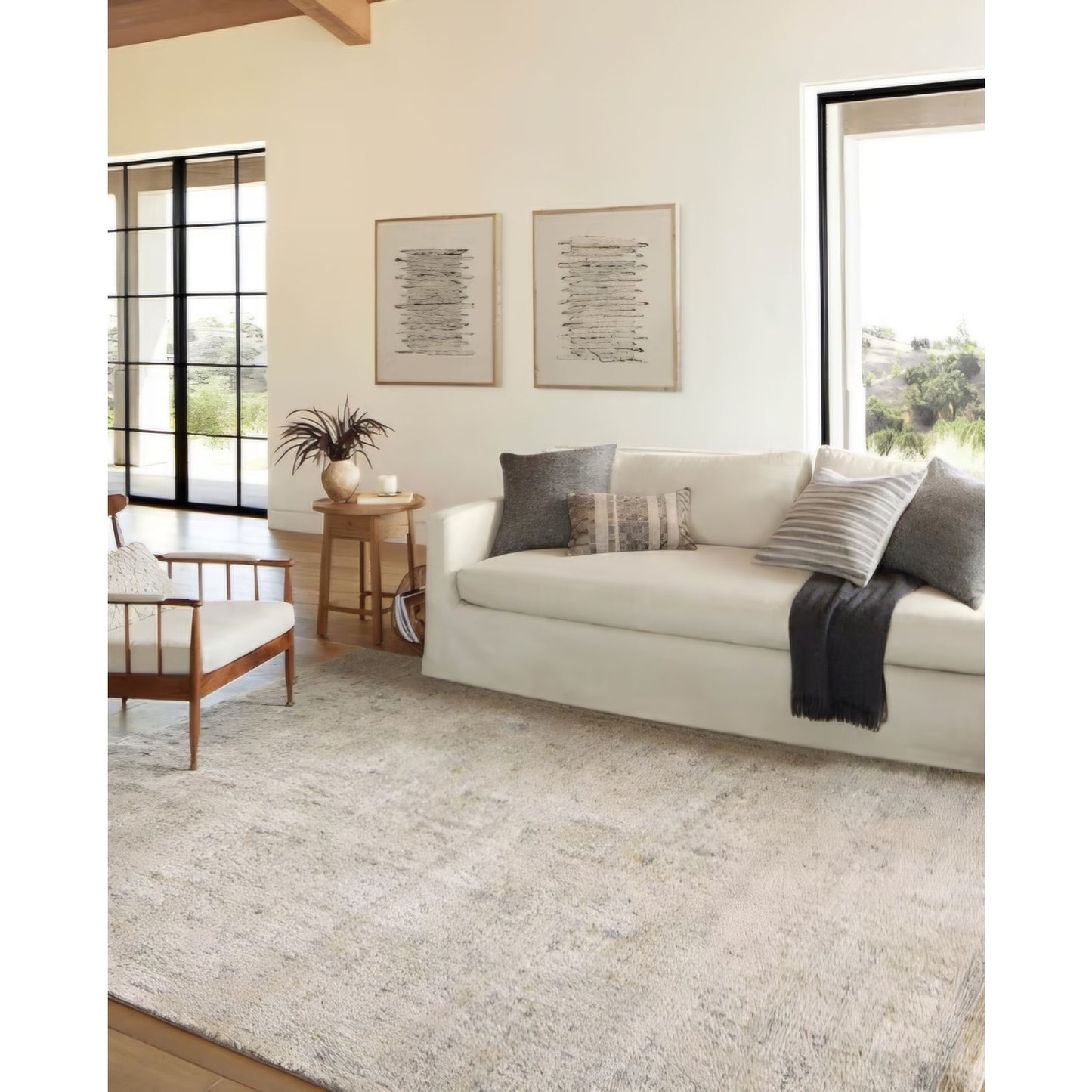 Loloi Amber Lewis Alie Sand/Sky 7'-10" x 10' Area Rug