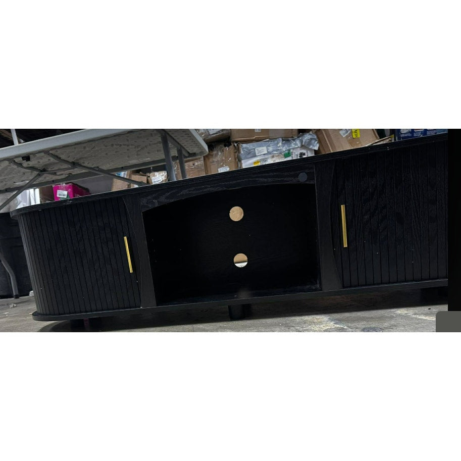 58 inc x 16 inc Mid Century Modern Oval Coffee Tables with Storage and Charging Station for Living