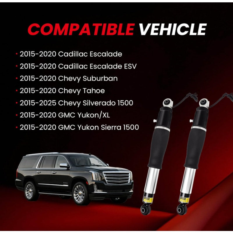 4PCS Front & Rear Shocks Struts Assembly Cadillac Escalade Chevy Suburban Tahoe Silverado GMC YUKON