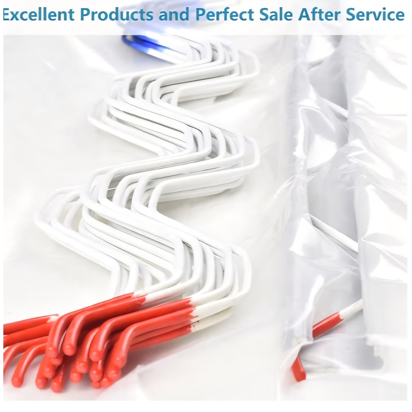 Greenhouse Spring Wire & Lock Channel 6.6 ft - PVC Coated Spring Wire & Aluminum