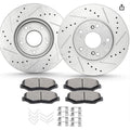 Front and rear set  4pcs Brake Rotors For Acura For ILX 2014-2015 Honda civic, CR-V, Element